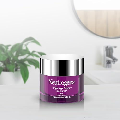 Neutrogena Triple Age Repair Anti Wrinkle Daily Facial Moisturizer With Vitamin C And Spf 25, 48 g