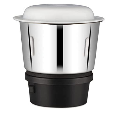 Bajaj Rex DLX 750 W 4 Jars Mixer Grinder, White and Blue (Indian Plug)