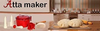 Atta maker Dough maker Roti maker Atta kneader Roti dough maker Manual dough maker Atta maker with bowl Automatic roti maker (MULTICOLOR | PLASTIC)