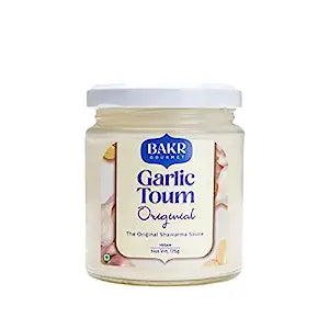 Bakr Gourmet Natural Middle Eastern Garlic Toum Shawarma Sauce, No Added Preservatives - 175 gm