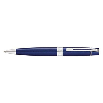 Sheaffer Gift 300 9341 Glossy Blue Ballpoint Pen with Chrome Plated Trim | Luxury Pen Gift Sets