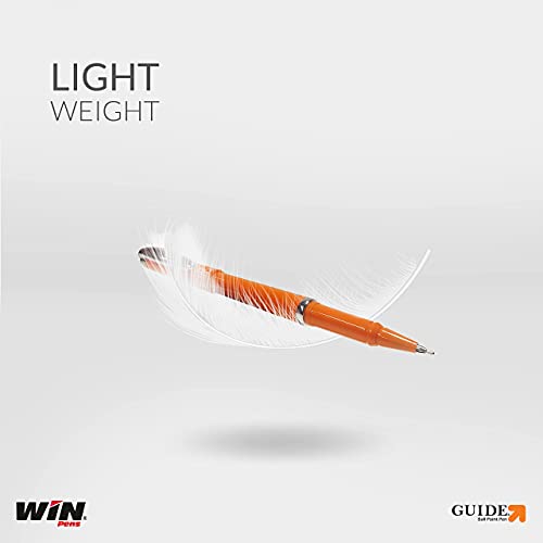 Win Guide (20Pcs Blue Pens with 10 Refills)
