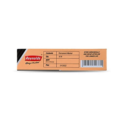 Reynolds HD permanent marker - Red Ink, Pack of 10