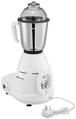 Bajaj GX-8 750W Mixer Grinder with Nutri Pro Feature, 3 Jars, White (Indian Plug)