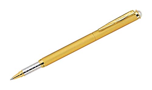 Pierre Cardin Pearl Satin Gold Exclusive Roller Pen  - Color & Design May Vary, Pack Of 4