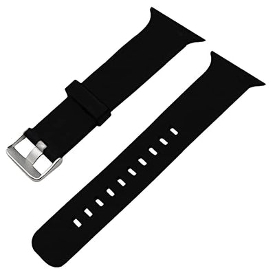 ACM Watch Strap Slide Silicone Belt compatible with Fire-Boltt Ring 1 Bsw005 Smartwatch Classic Casual Band Black