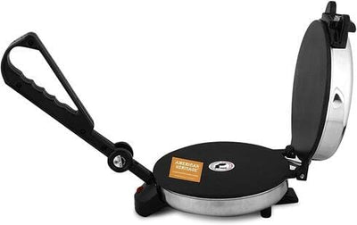 BAJAJ VACCO Go-Ezzee Chapati/Roti/Khakhra Maker C-02 Wattage 900, Stainless Steel, Black, 900w