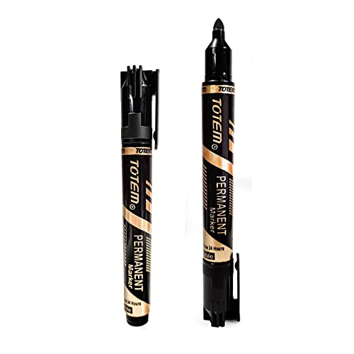 Totem Permanent Marker | 40 Pcs Black Ink
