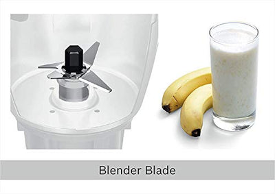 Bosch TrueMixx Bold Mixer Grinder (600 Watt, 4 Jars, Black) - MGM4344BIN (Indian Plug)