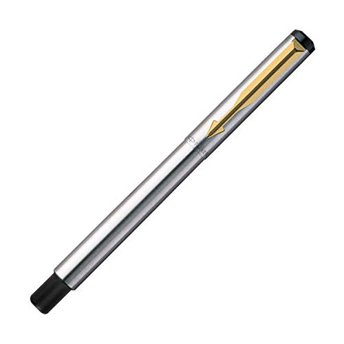 Parker Moments Vector Gold Trim Roller Ball Pen - Blue Ink, Pack Of 1