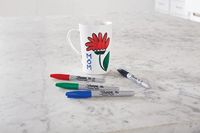 Sharpie Fine Tip Permanent Marker, Assorted, 4 Markers