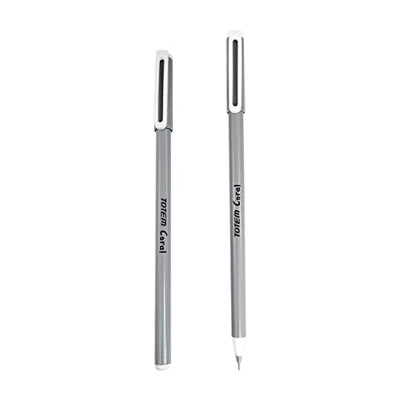 Win Totem Coral 60Pcs Black Ink Ball Pen Pack of 60, Black