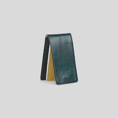 myPAPERCLIP Classic Edition Flippy Journal Nano Size Notebook | Mini Book For Gifting | Pocket Size Made Of Italian Vegan Leather | 96 Pages, Black, Pack of 1
