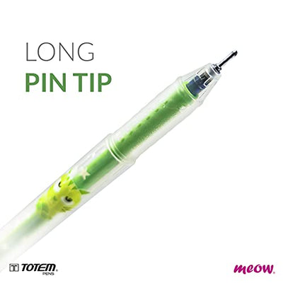 Totem Meow Ball Pens | 100 Pcs Blue Ink