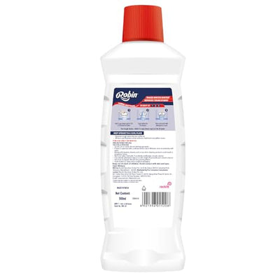 Robin 500ml Fabric Whitener Bleach | Makes Whites Whiter | Removes Tough Stains