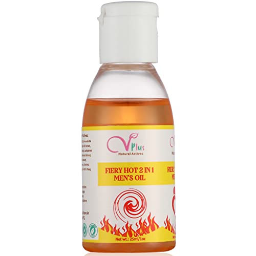 Vigini Fiery Hot Massage Oil for Men (25ml) – Natural and Powerful Formula for Men