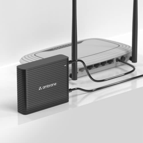Ambrane Mini UPS for 12V WiFi Router Broadband Modem, Backup Upto 5 Hours, WiFi Router UPS Power Backup During Power Cuts, Ups for Router up to 2A, Portable ups(Powervolt, Black)