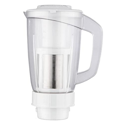 Bajaj Rex DLX 750 W 4 Jars Mixer Grinder, White and Blue (Indian Plug)