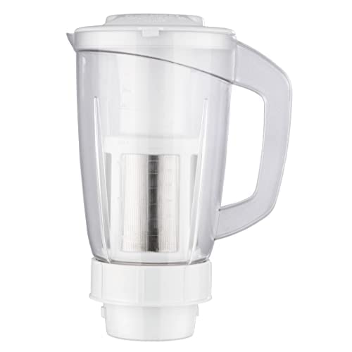 Bajaj Rex DLX 750 W 4 Jars Mixer Grinder, White and Blue (Indian Plug)