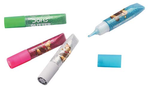 Doms Glitter Tubes 6 Shades Pouch Pack