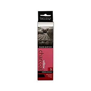 Daler-Rowney 5Pcs Willow Charcoal Sticks