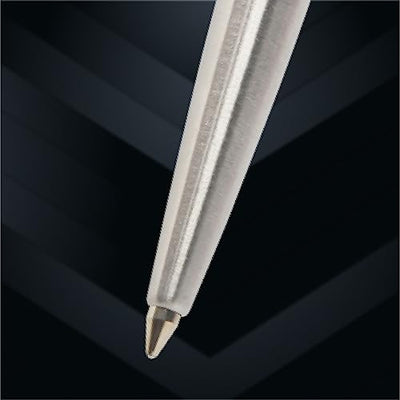 Parker Moments Classic Stainless Steel Ball Pen - Blue Ink, Pack Of 1