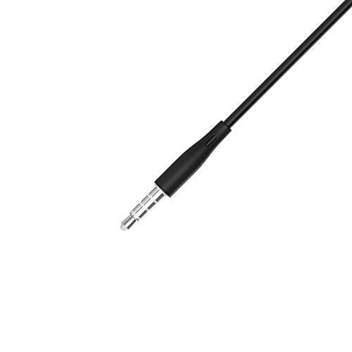 boAt BassHeads 122 Wired in Ear Earphones with Heavy Bass, Integrated Controls and Mic (Gun Metal)