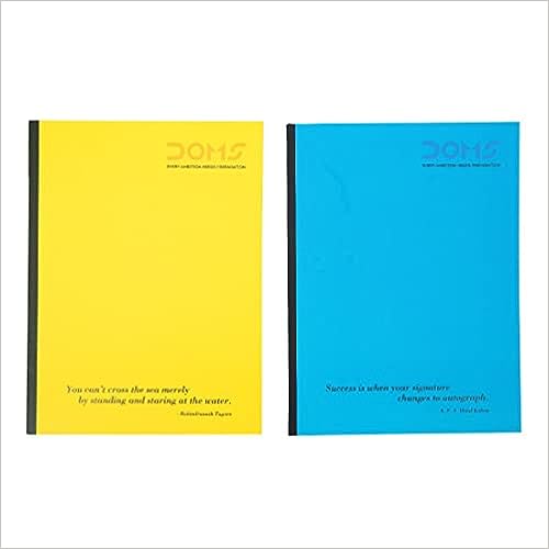Doms Neon Series Soft Bound Notebook -  Single Line