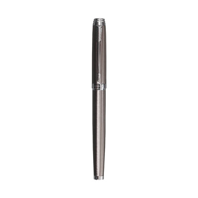 Parker Ambient Gun Metal Chrome Trim Roller Ball Pen