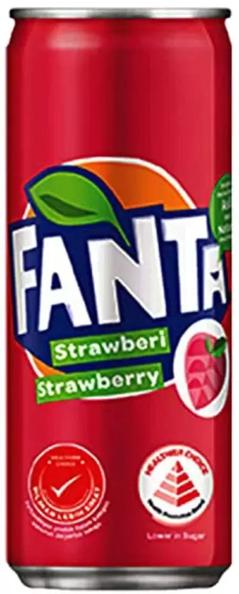 fanta Strawberry Soft Drink (IMPORTED FROM MALAYSIA)  (320 ml)