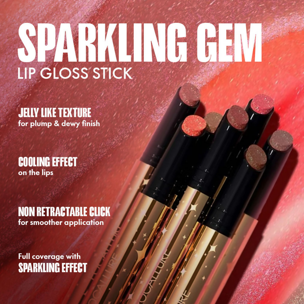 Focallure Sparkling Gem Lip Gloss Stick - Confectionary