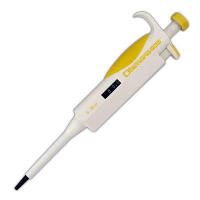 Diamond Pro Pipettor with Adjustable Volume, Push-button Tip Ejector