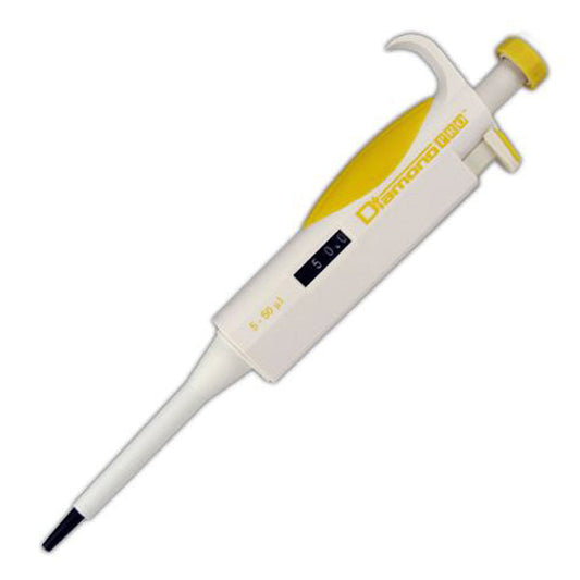 Diamond Pro Pipettor with Adjustable Volume, Push-button Tip Ejector