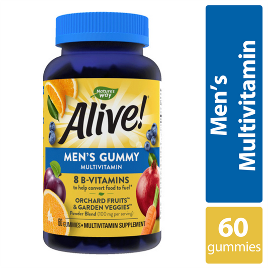 Nature’s Way Alive Men’s Gummy Multivitamins, 60 Count