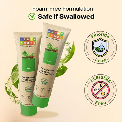 Herby Angel Baby Toothpaste For Strong Teeth