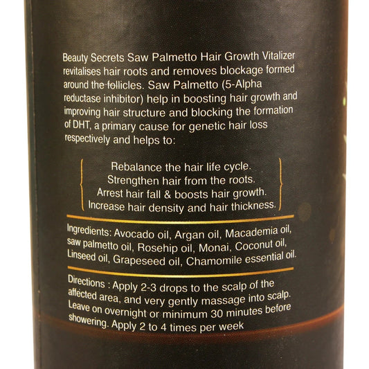 Beauty Secrets Saw Palmetto Hair Growth Serum