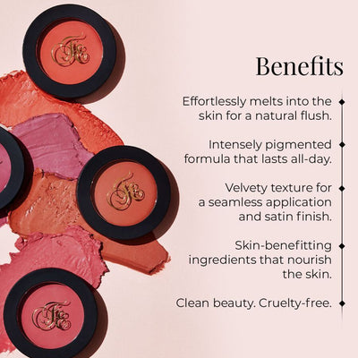 Forest Essentials Noor Nikhaar Satin Cheek Tint Gerua - Terracotta