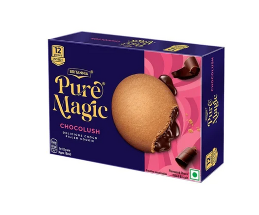 Britannia Pure Magic Chocolush Center Filled Cookies - 300GM