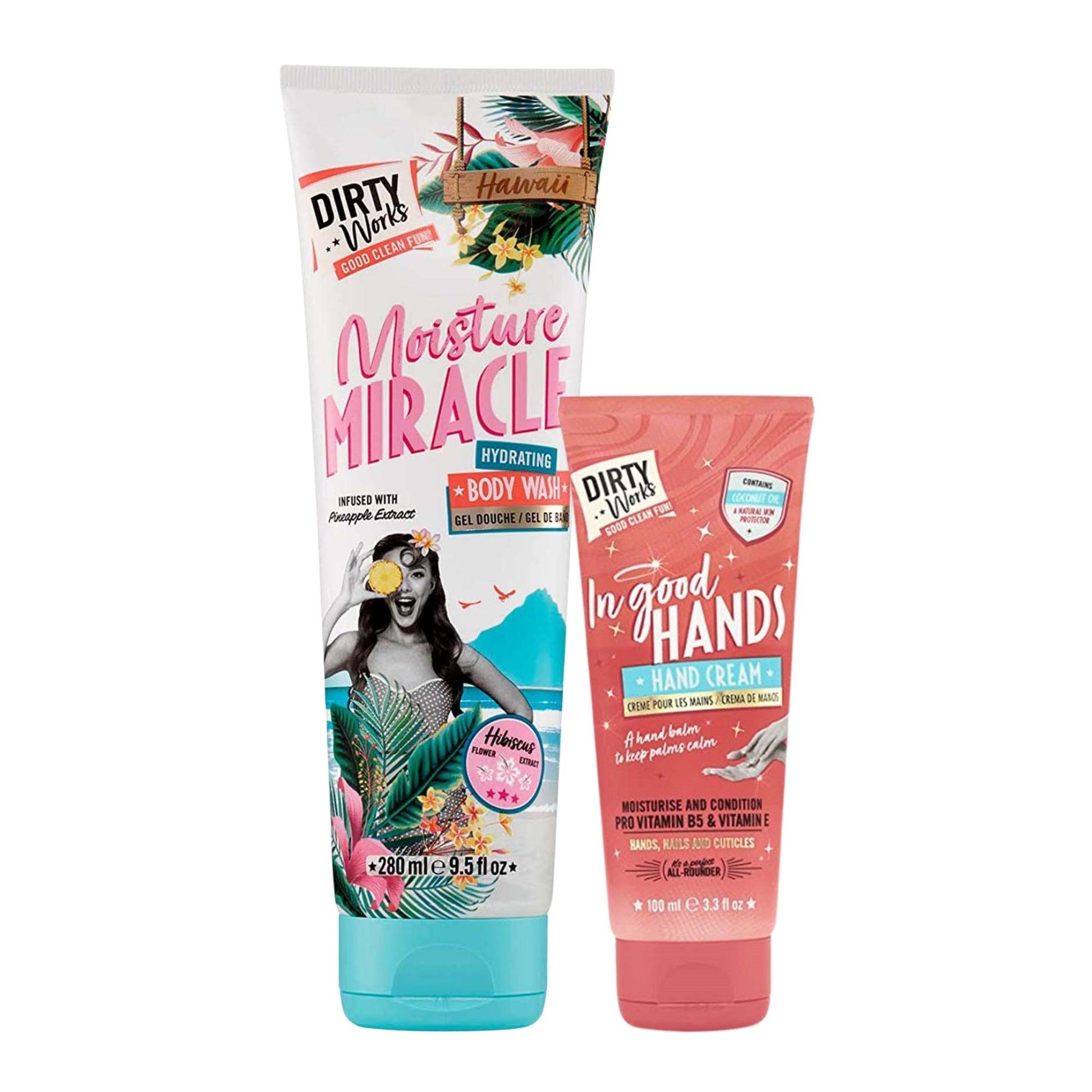 Moisture Miracle Hawaii Hydrating Body Wash And In Good Hands Hand Cream