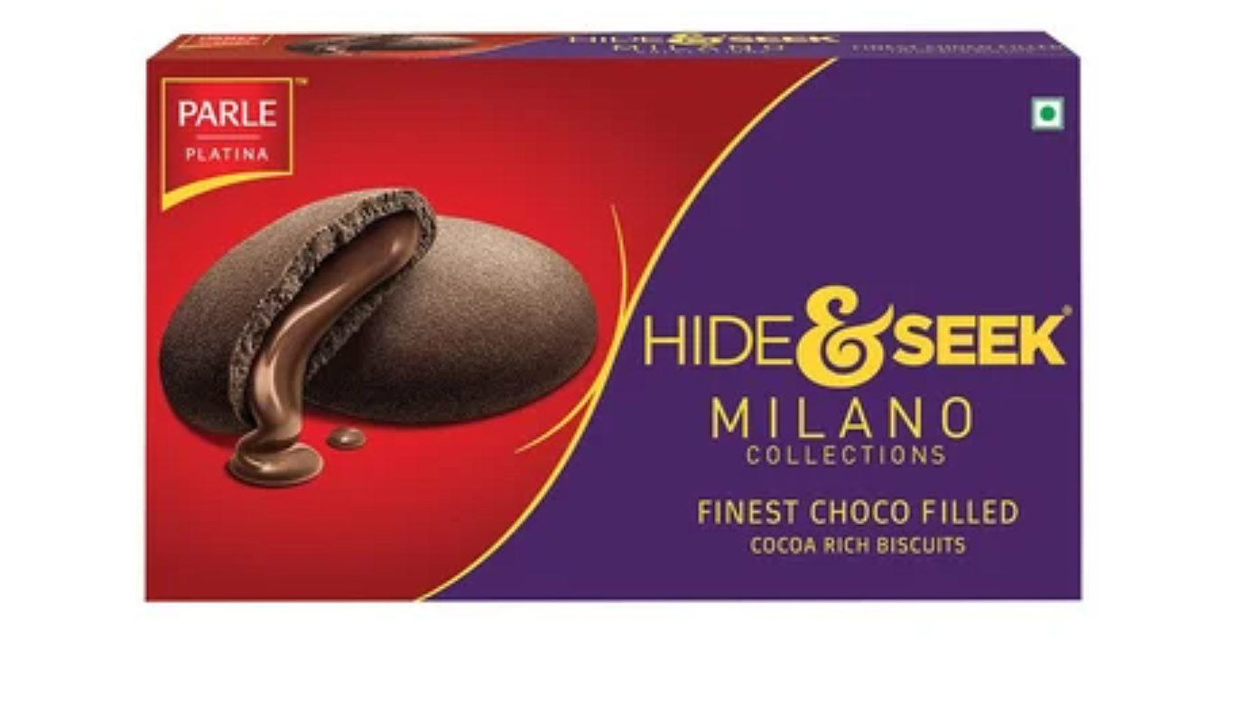 Parle Platina Hide & Seek Center Filled Biscuits (Choco, Milano Collection) - 250GM