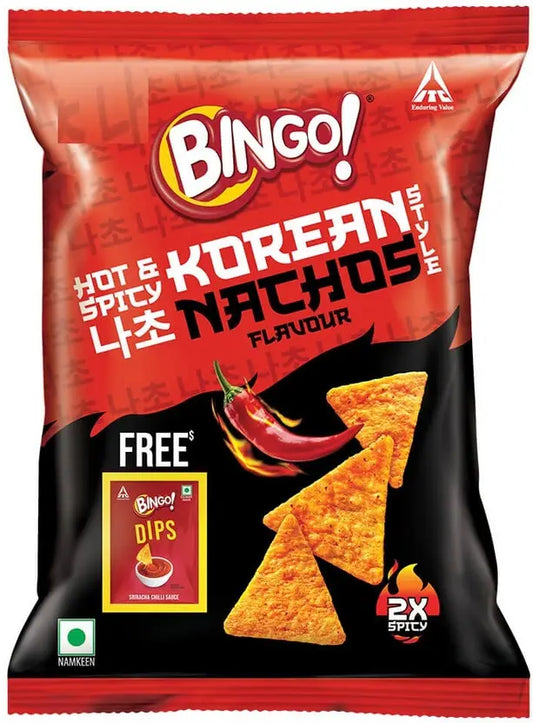 Bingo Hot & Spicy Korean Nachos  (37 g)