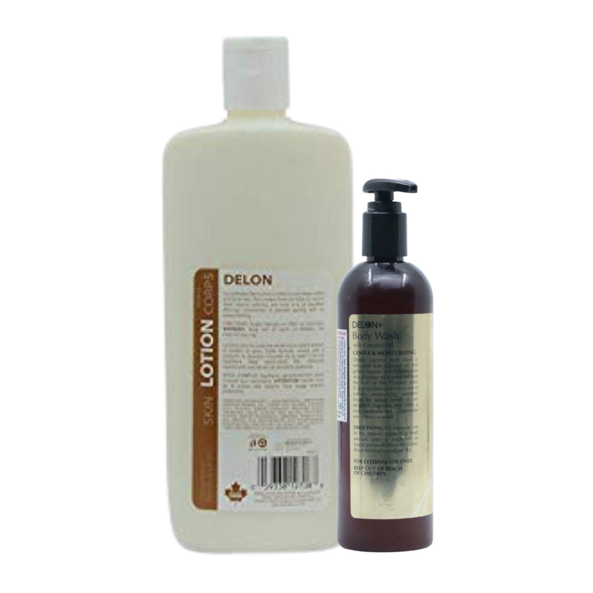 Coconut Oil Body Wash And Cocoa Butter Skin Lotion