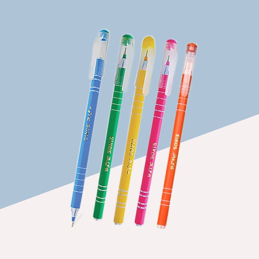 Elkos Alfa Df Ball Pen – Blue ( Pack of 5 )
