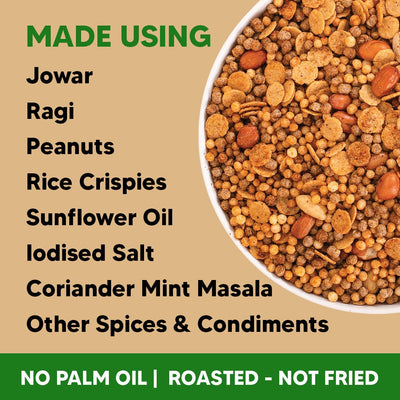 Eat Better Co Millet Namkeen - Chilli Garlic - 4 Packets (4 x 100 grams) - 400 gms