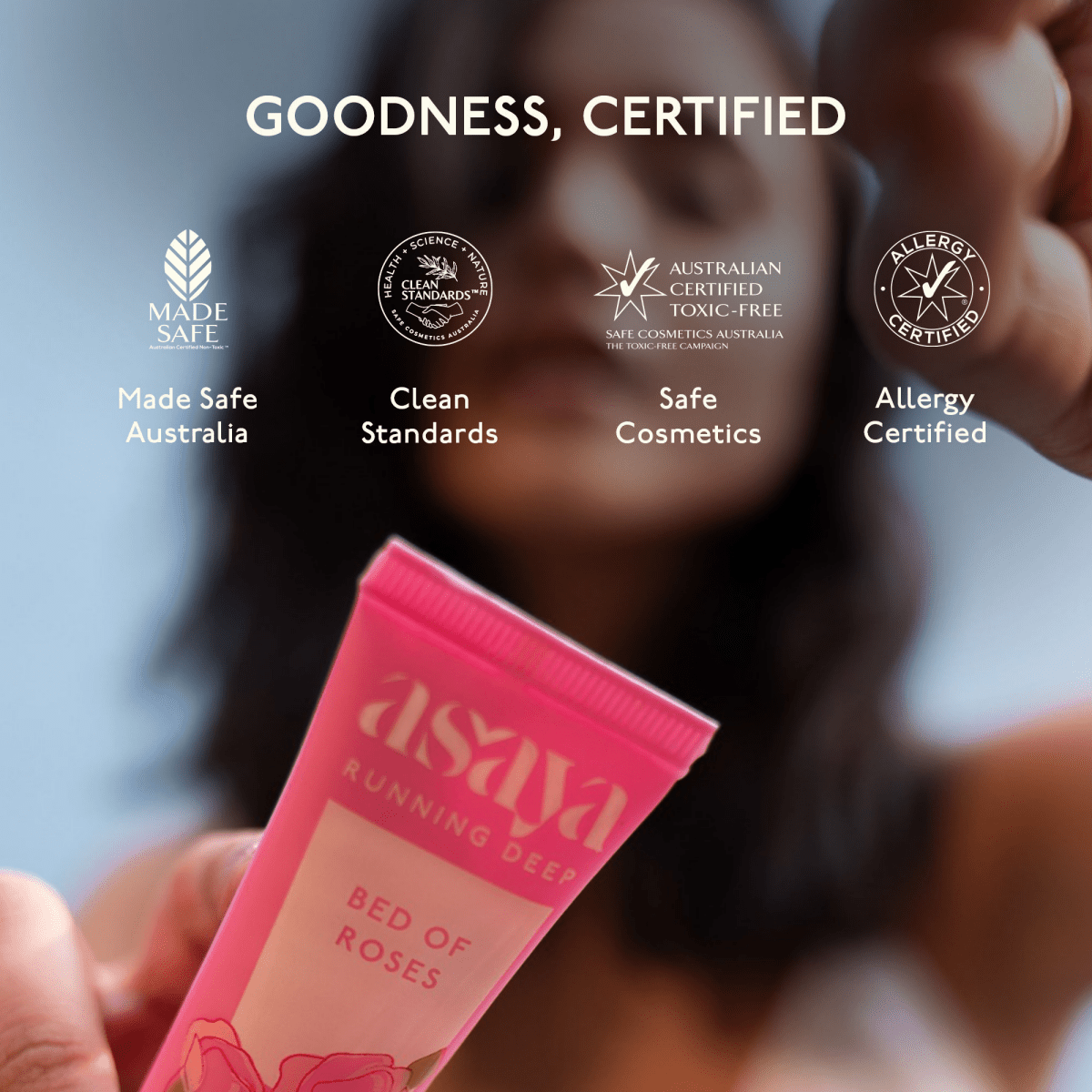 Asaya Peony Floral Hand Cream Softens Dry, Rough Hands For Men & Women
