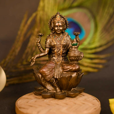 Collectible India Goddess Lakshmi Idol