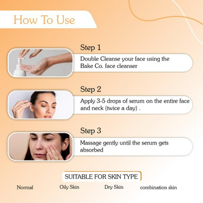 Bake 20% Vitamin C Face Serum With Ethyl Ascorbic Acid