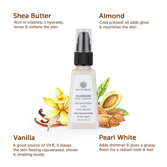 Bella Vita Organic Celeb Shine Body Luminizing Shimmer