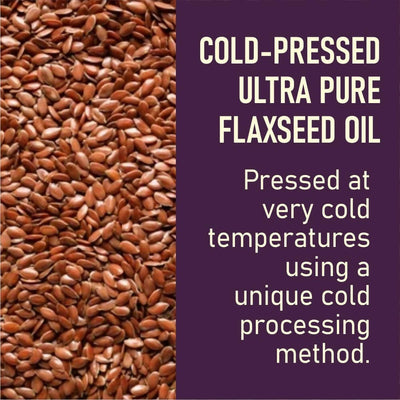 Carbamide Forte Flaxseed Omega 3 6 9 Oil for Eating Skin & Hair Growth
