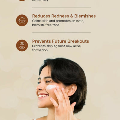 Flawora Anti Acne Serum to reduce Blackheads Open Pores, Excess Oil & Bumpy Texture